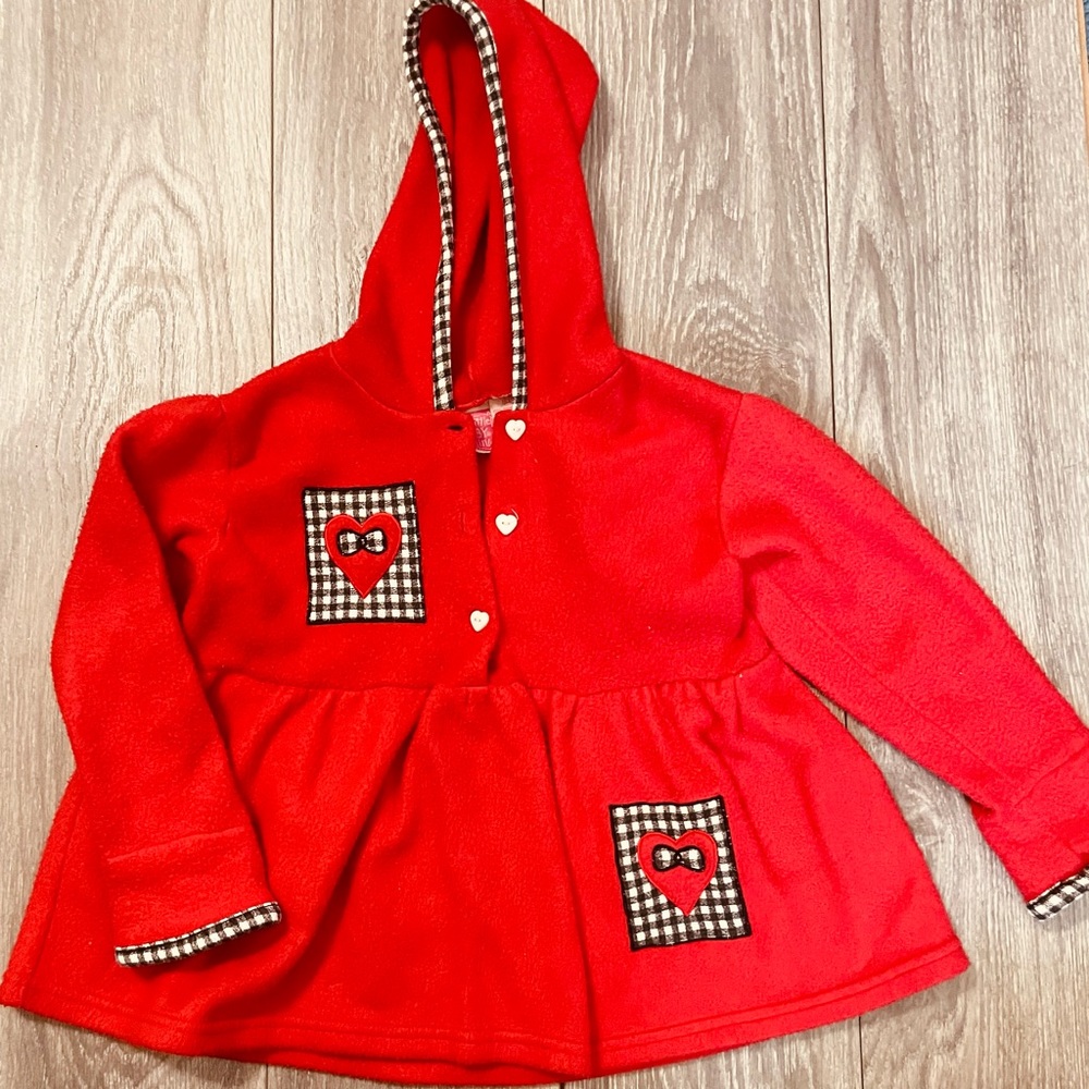6x little by little fleece sweater shirt